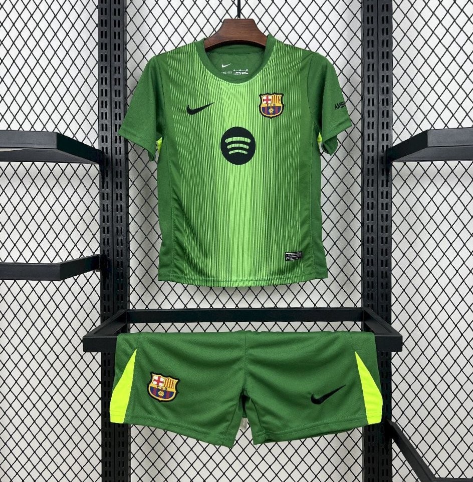 2025/26 Kids Barcelona Goalkeeper Kit