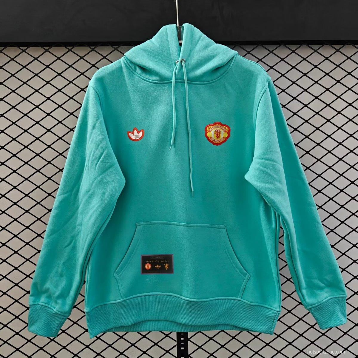 25/26 Manchester United Navy Hoodie Jacket-9 Colors