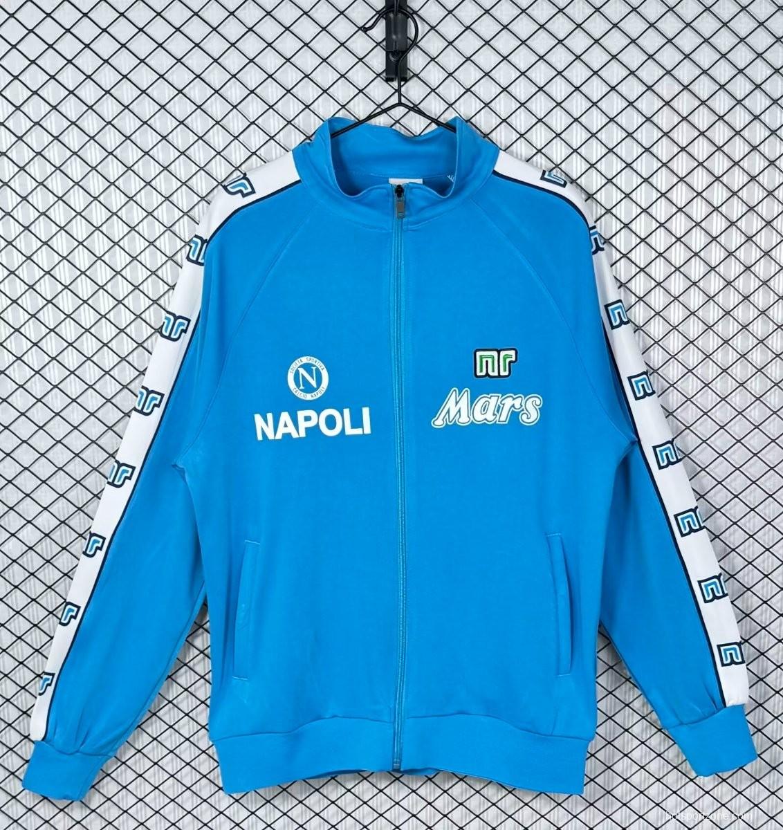 Retro 88/89 Napoli Home Full Zipper Jacket