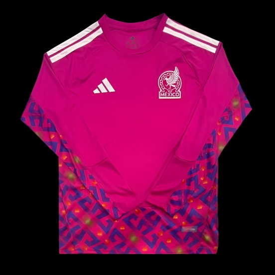 2026 Mexico Pink Long Sleeve Goalkeeper Jersey