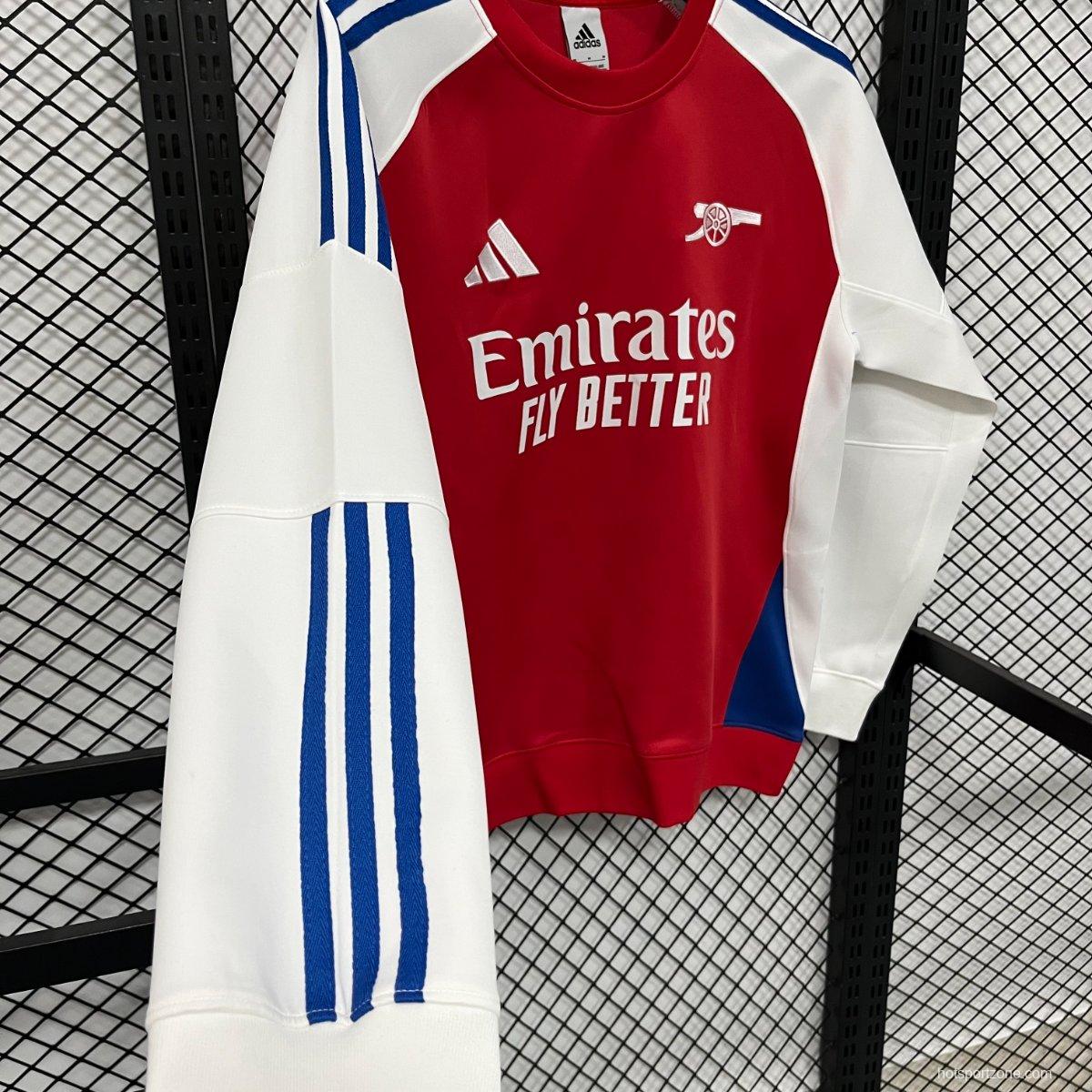 25/26 Arsenal FC Home Long Sleeve Training Sweatshirt