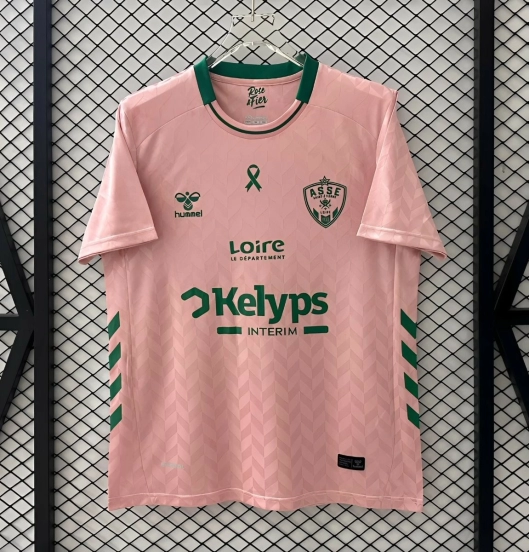 25/26 Saint-Etienne Goalkeeper Pink October Jersey