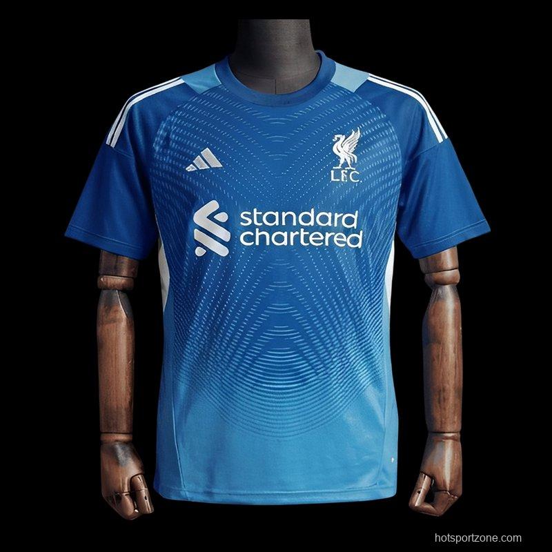 25/26 Liverpool Goalkeeper Blue Jersey