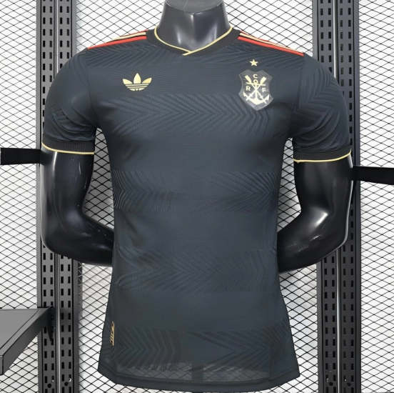 25/26 Player Version  Flamengo Away Black Jersey