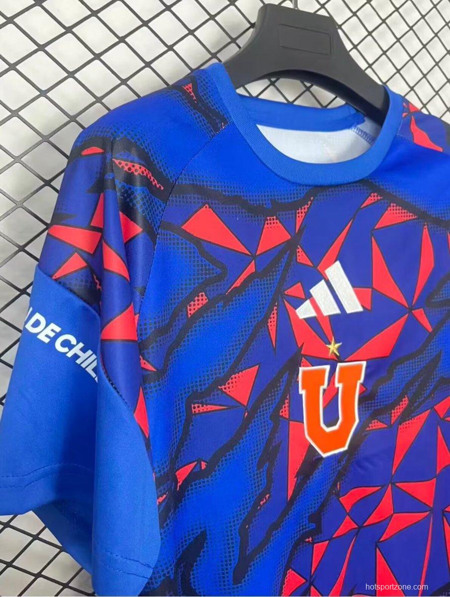 26/27 Club Universidad de Chile Blue Pre-Match Jersey