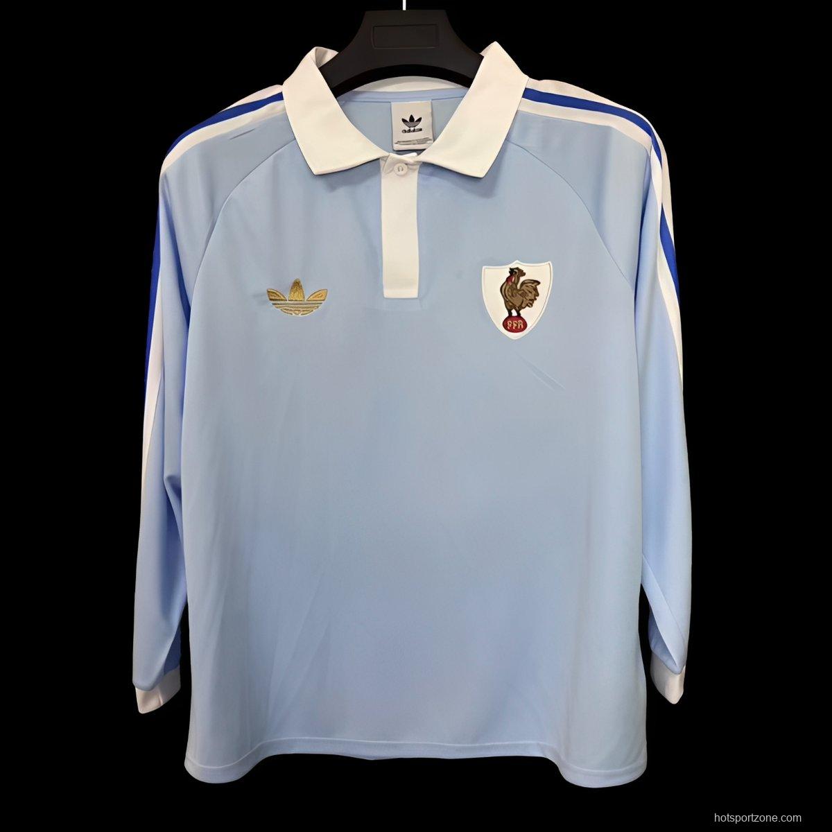 2026 Adidas FFR Crunch Rugby Long Sleeve 120 Years jersey
