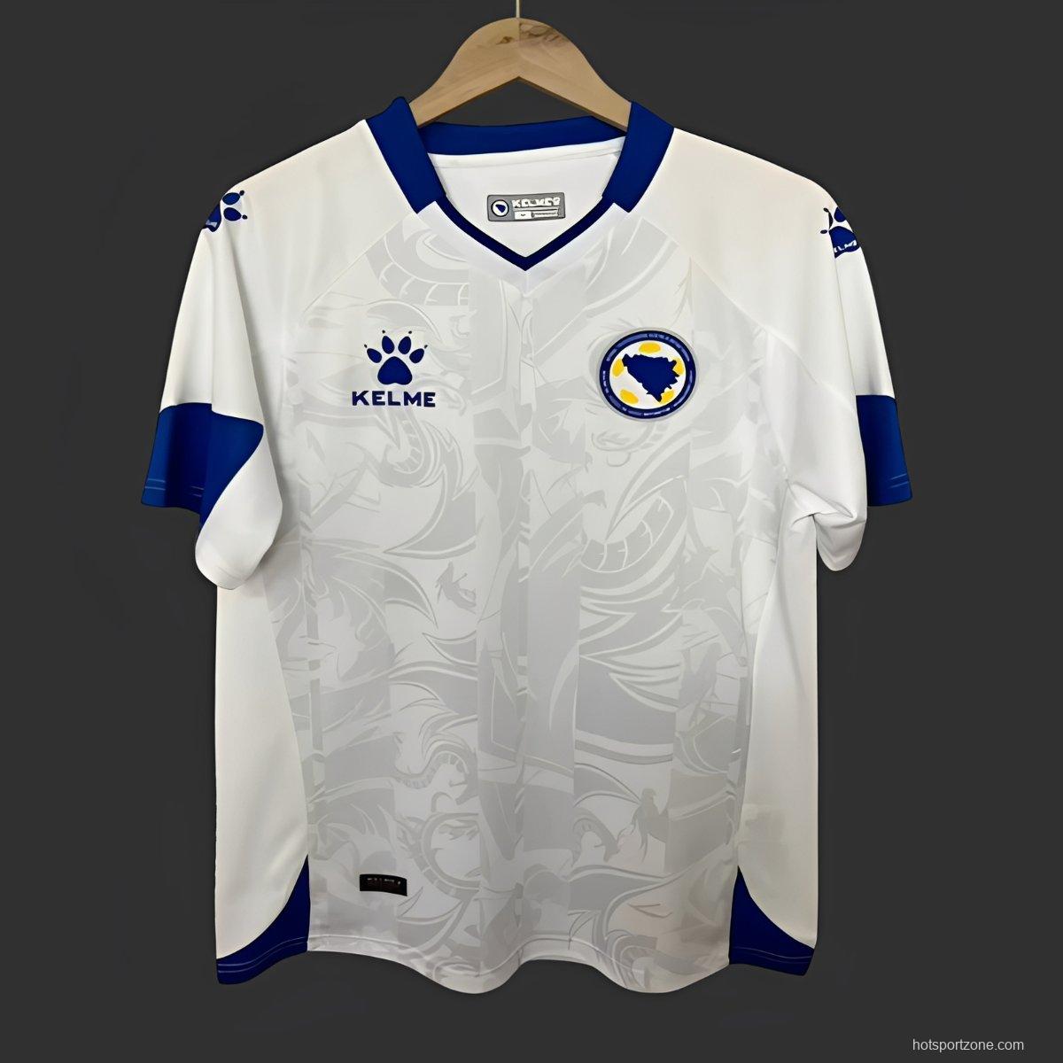 2026 Bosnia and Herzegovina National Team Away White Jersey