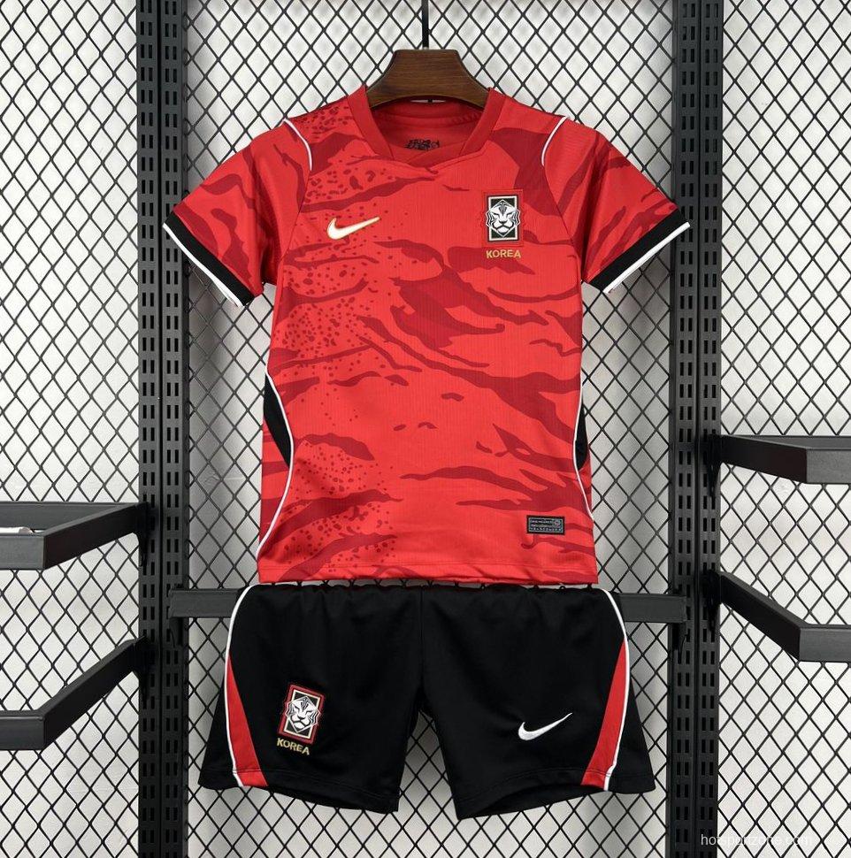 2026 Kids South Korea World Cup Home Kit