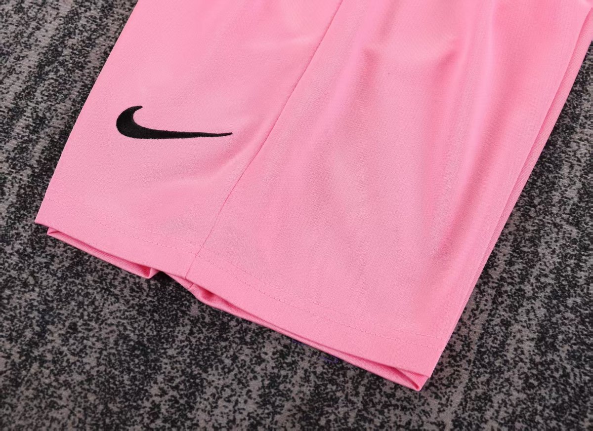 Retro 12/13 Kids Santos Away Pink Long Sleeve Jersey