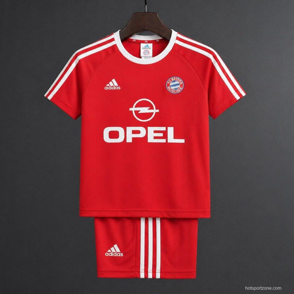 Retro 01/02 Kids Bayern Munich Home Jersey