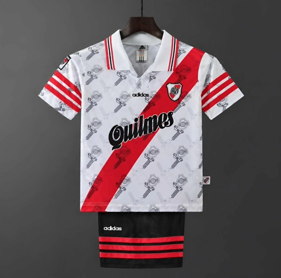 Retro 96/97 Kids River Plate Home Jersey