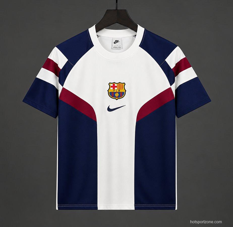 26/27 Barcelona Vintage 1998-01 Remake Away Jersey