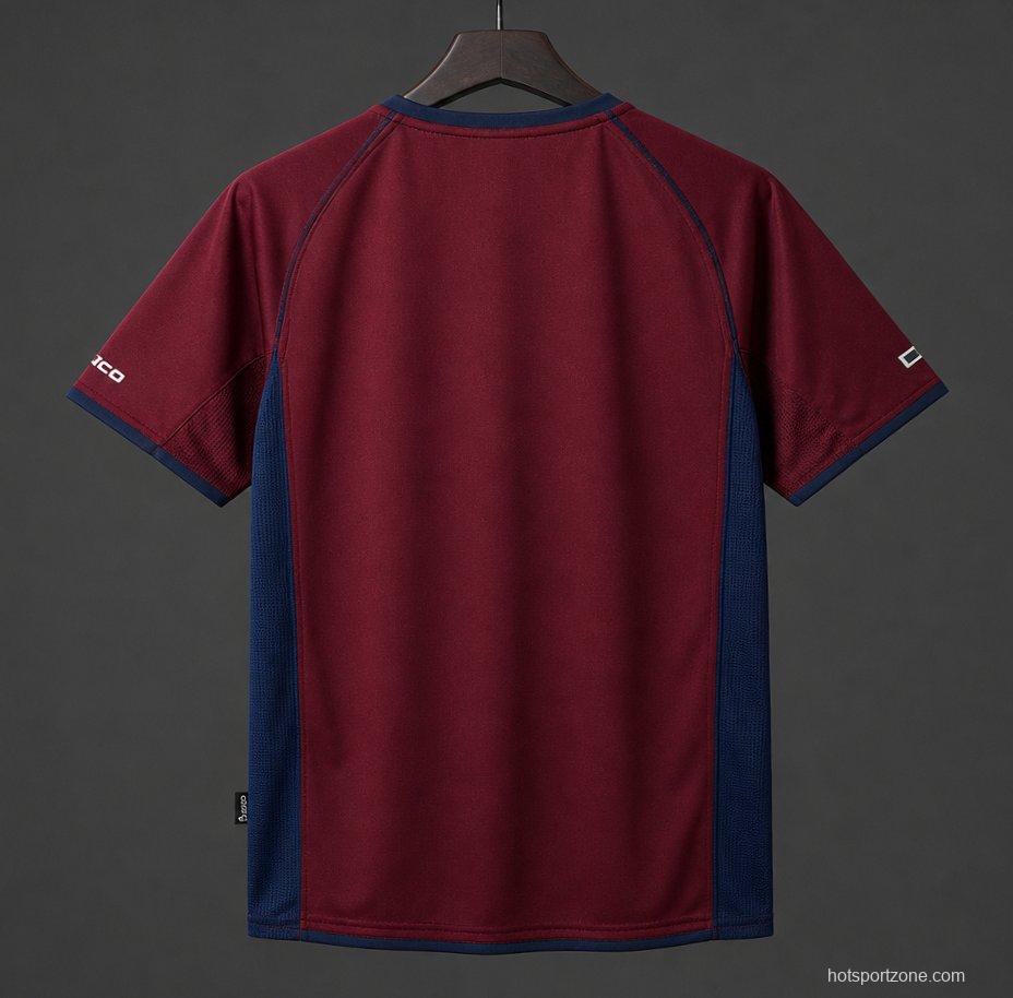 Retro 2002 Mexico World Cup Third Burgundy/Maroon Jersey