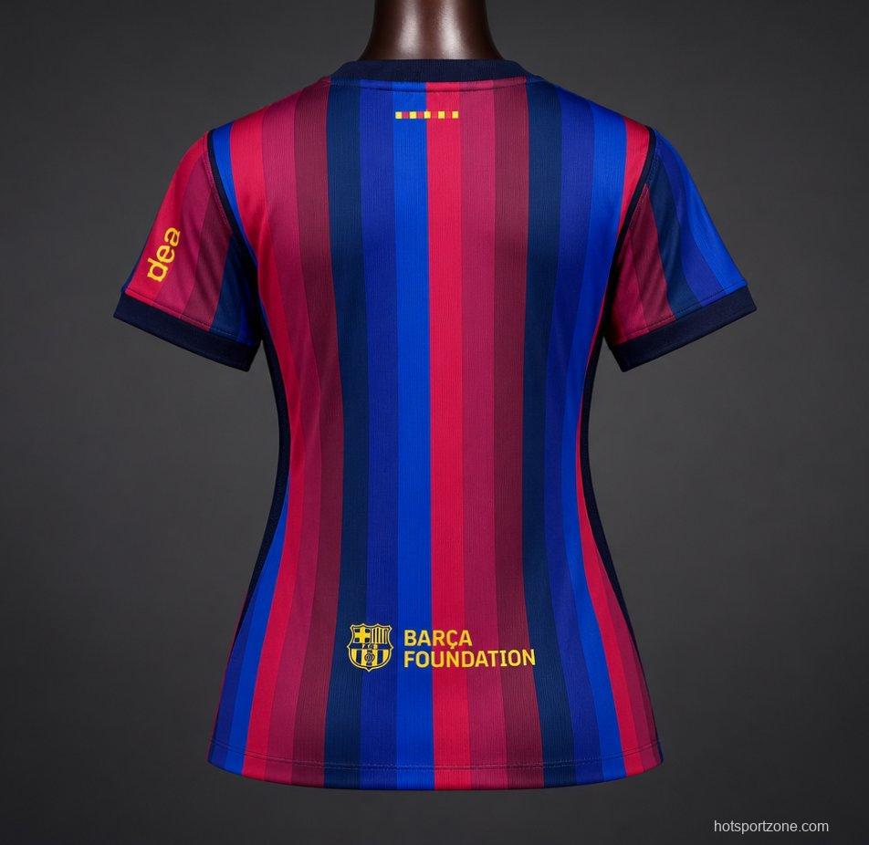 26/27 Barcelona Home Women Jersey