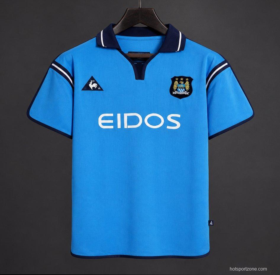 Retro 01/02 Manchester City Home Jersey