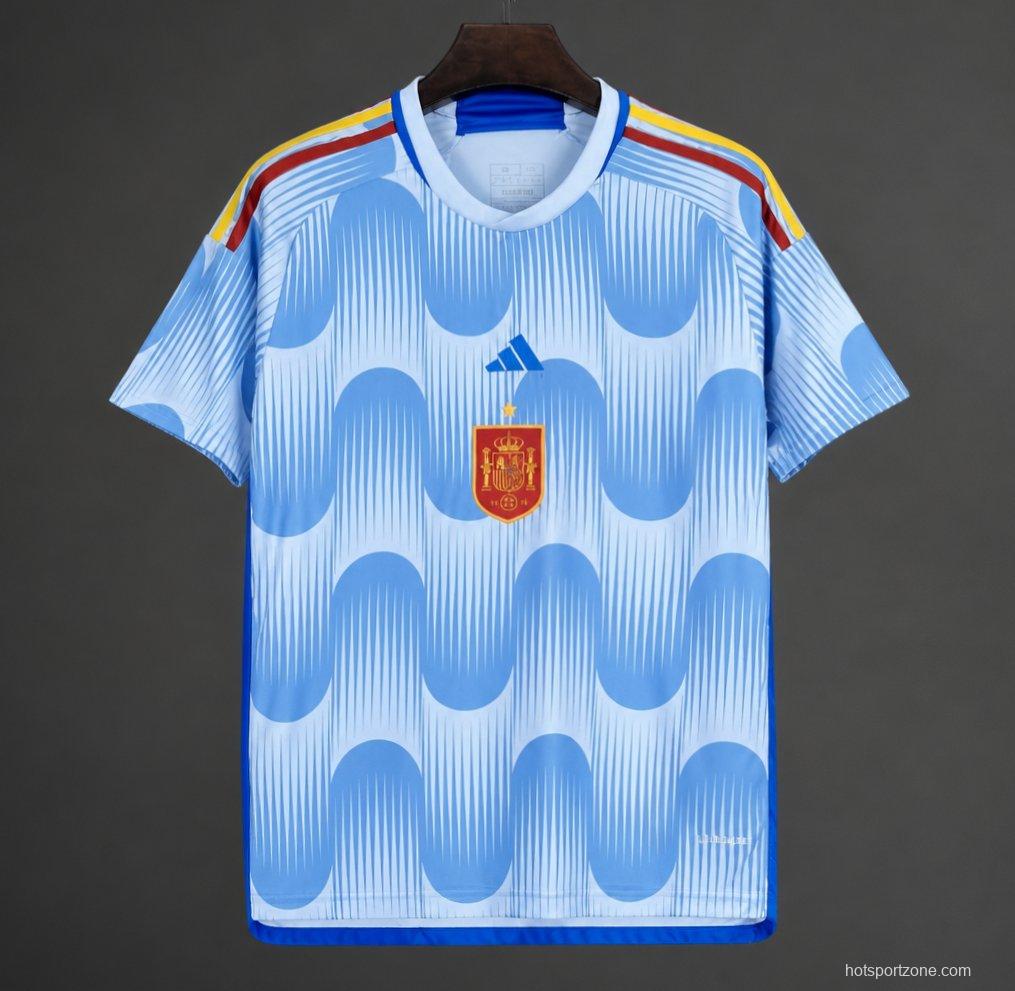 2022 Retro Spain World Cup Away Jersey