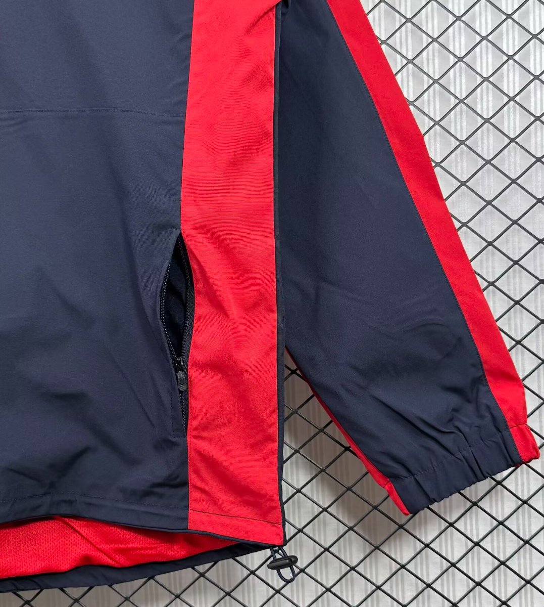 Retro 1998/99 Barcelona Nike Vintage Navy/Red Windbreaker
