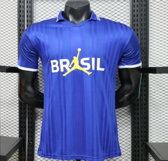 Player Version 2026 Brazil × Jordan Brand Royal Blue Special Edition Jersey