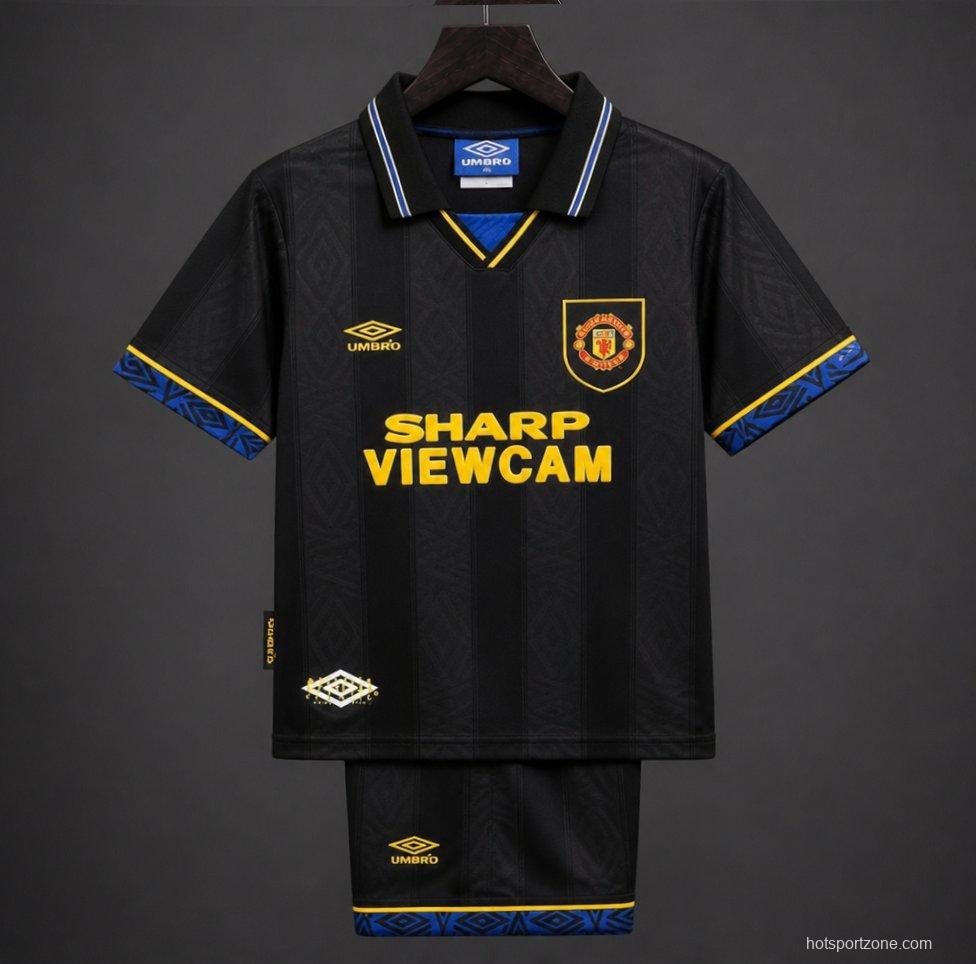 Retro Kids 93/94 Manchester United Away Jersey