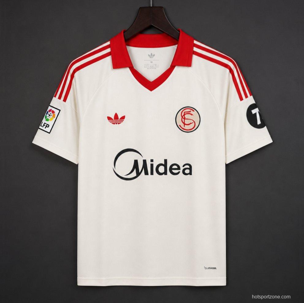 2025/26 Mens Sevilla FC Retro Jersey