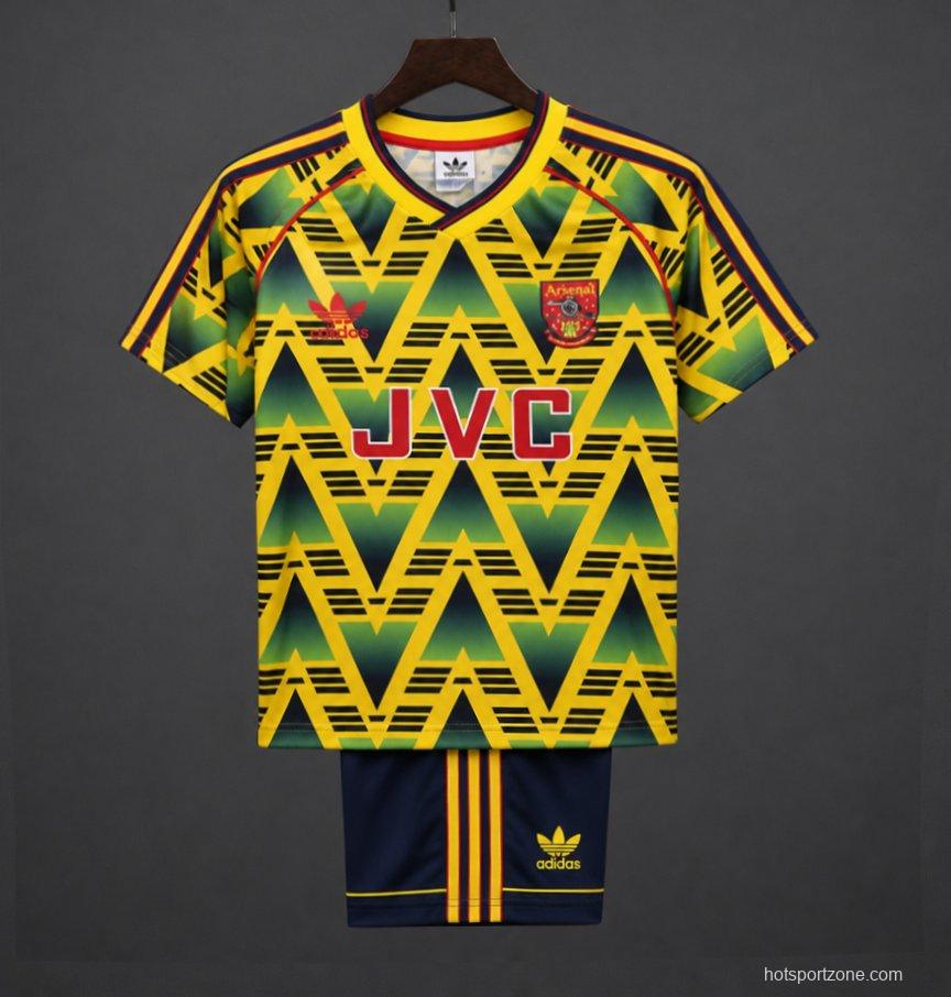 Retro Kids 91/93 Arsenal Away Jersey