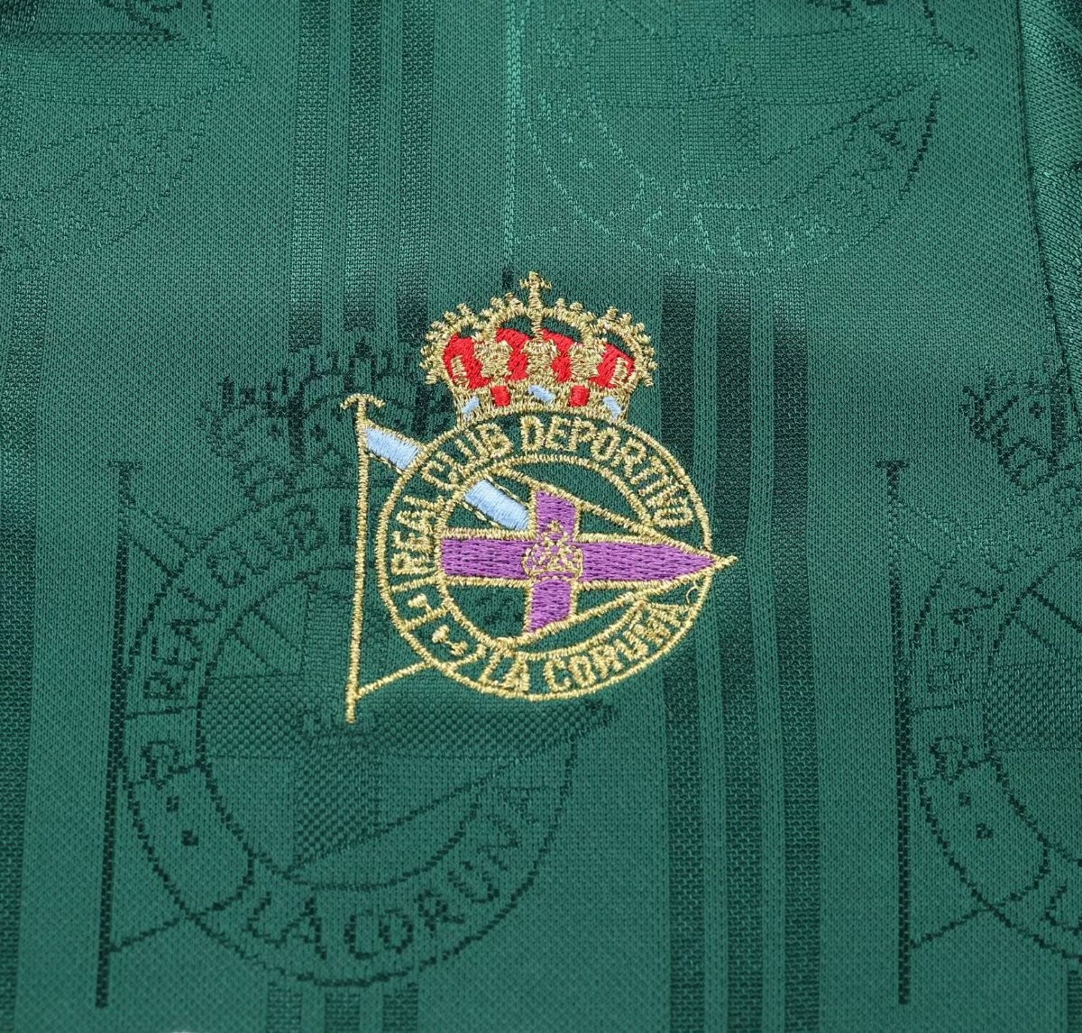 Retro Kids 99/00 Deportivo de La Coruna Away Green Jersey