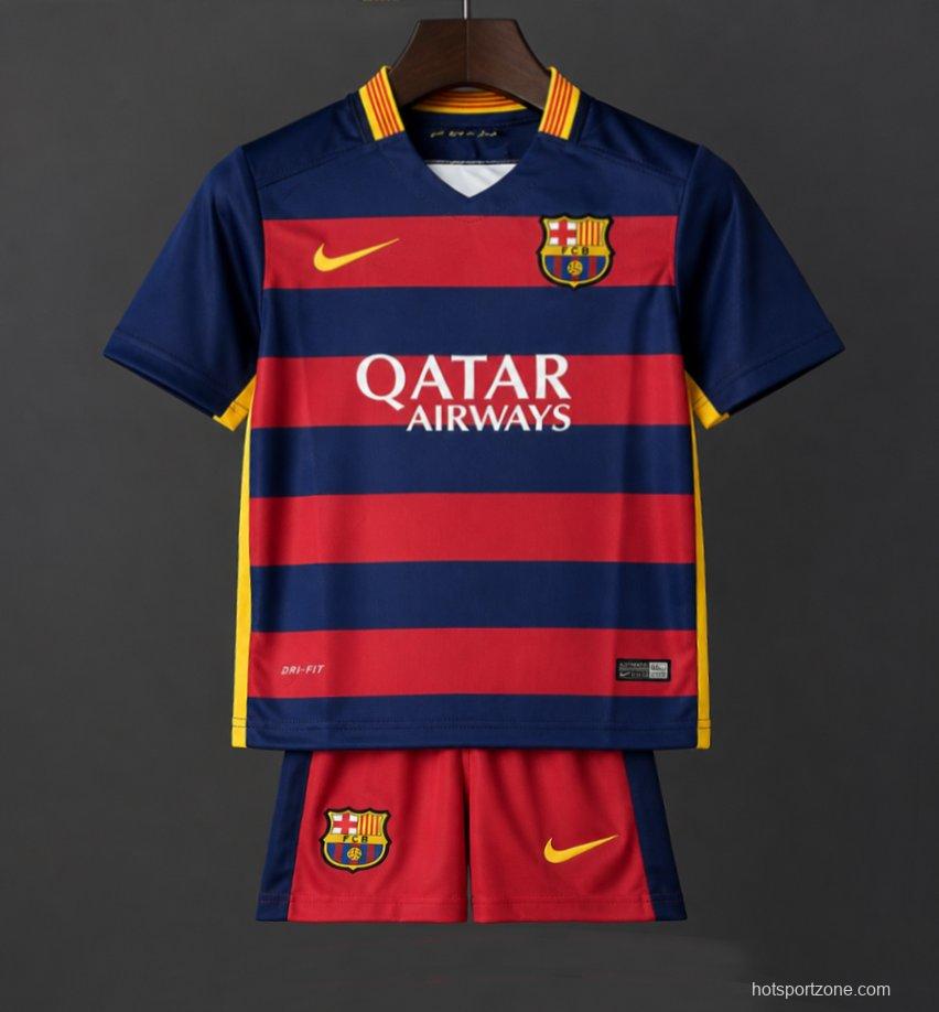 Retro Kids 15/16 FC Barcelona Home Jersey