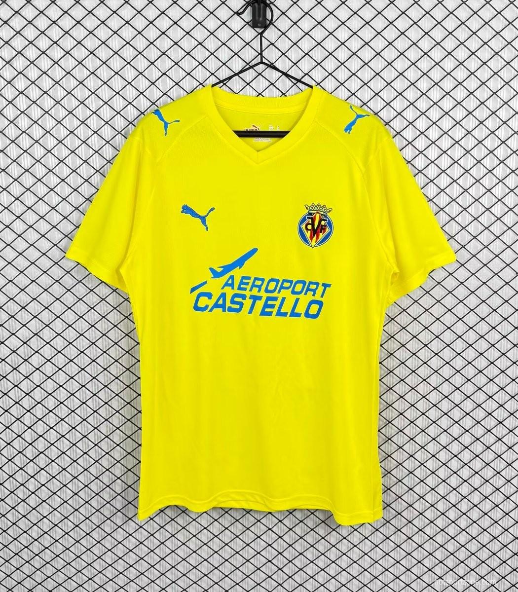 Retro 08/09 Villarreal CF Home Jersey