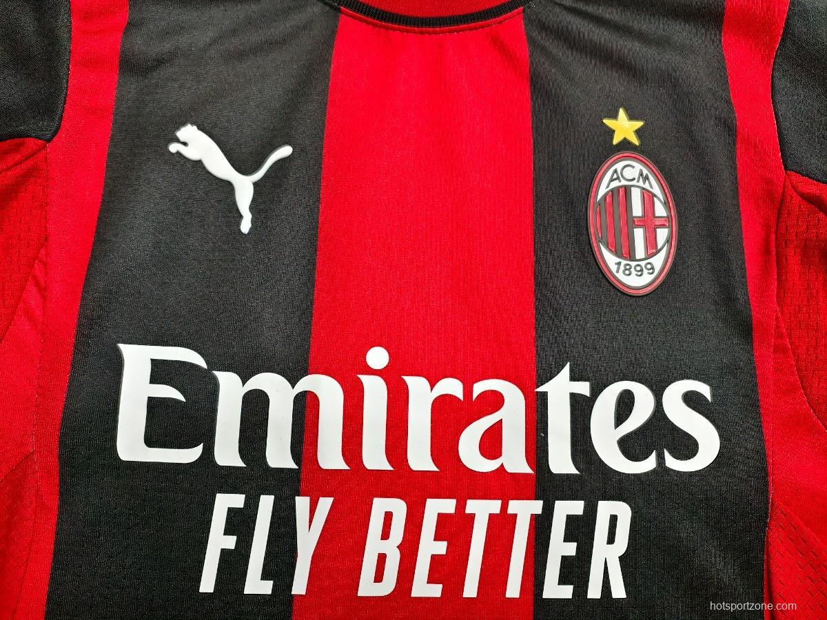 Player Version 26/27 Kids AC Milan Home Jersey