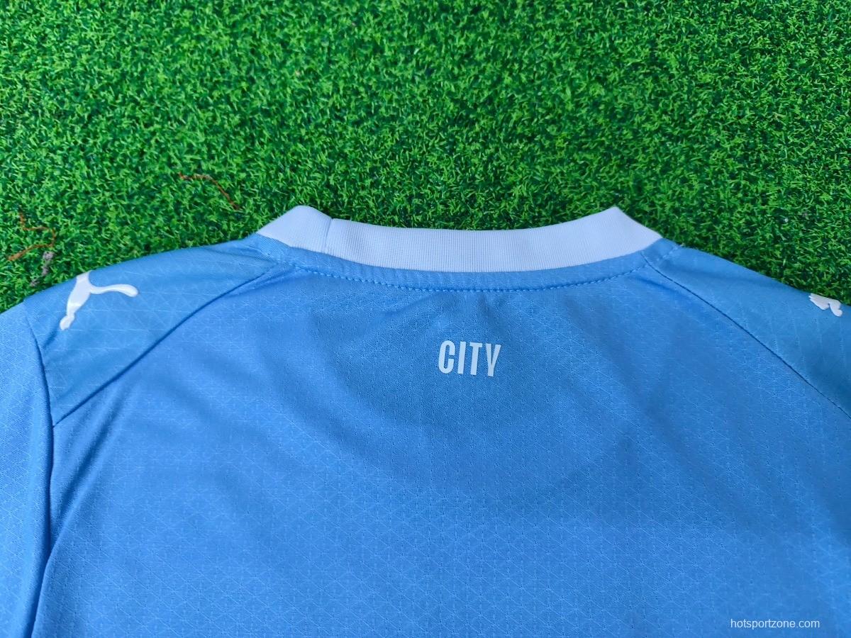 Player Version 26/27 Kids Manchester City Home Jersey