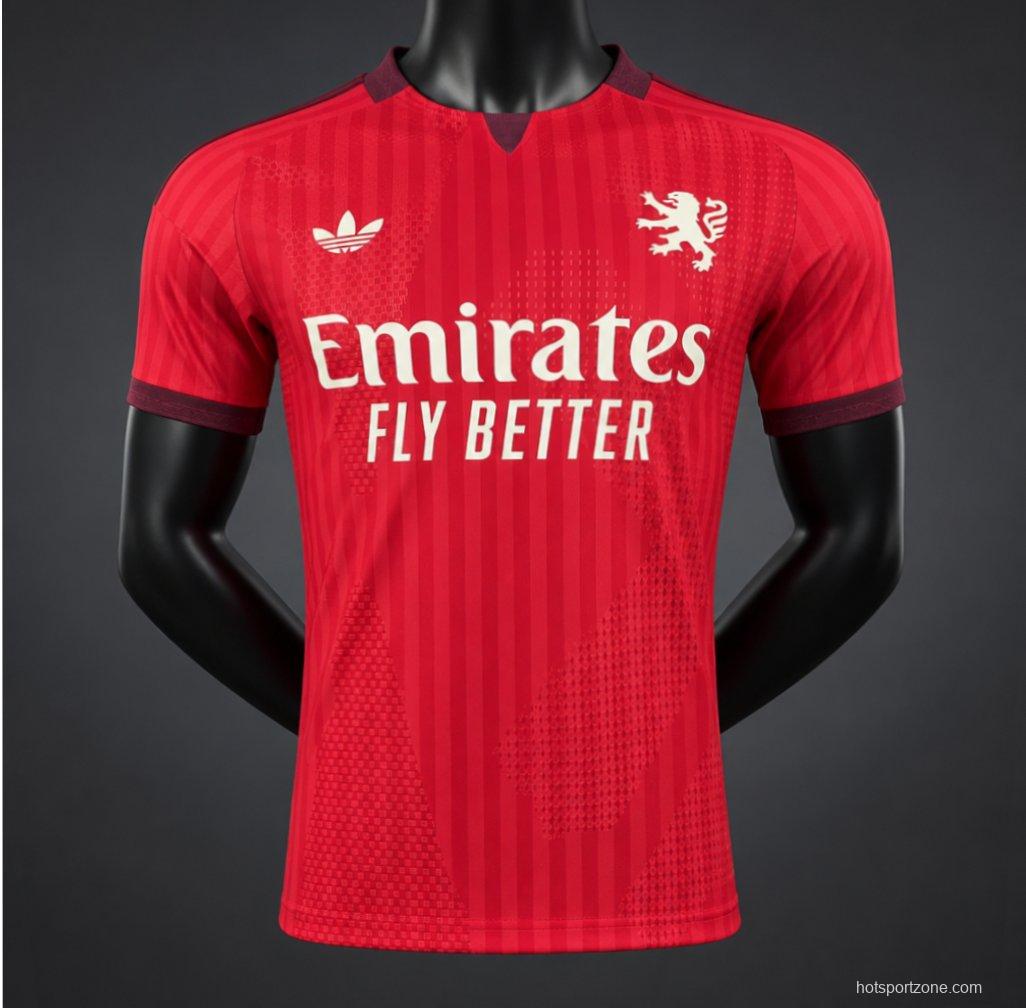 Player Version 26/27 Olympique Lyonnais Away Red Jersey