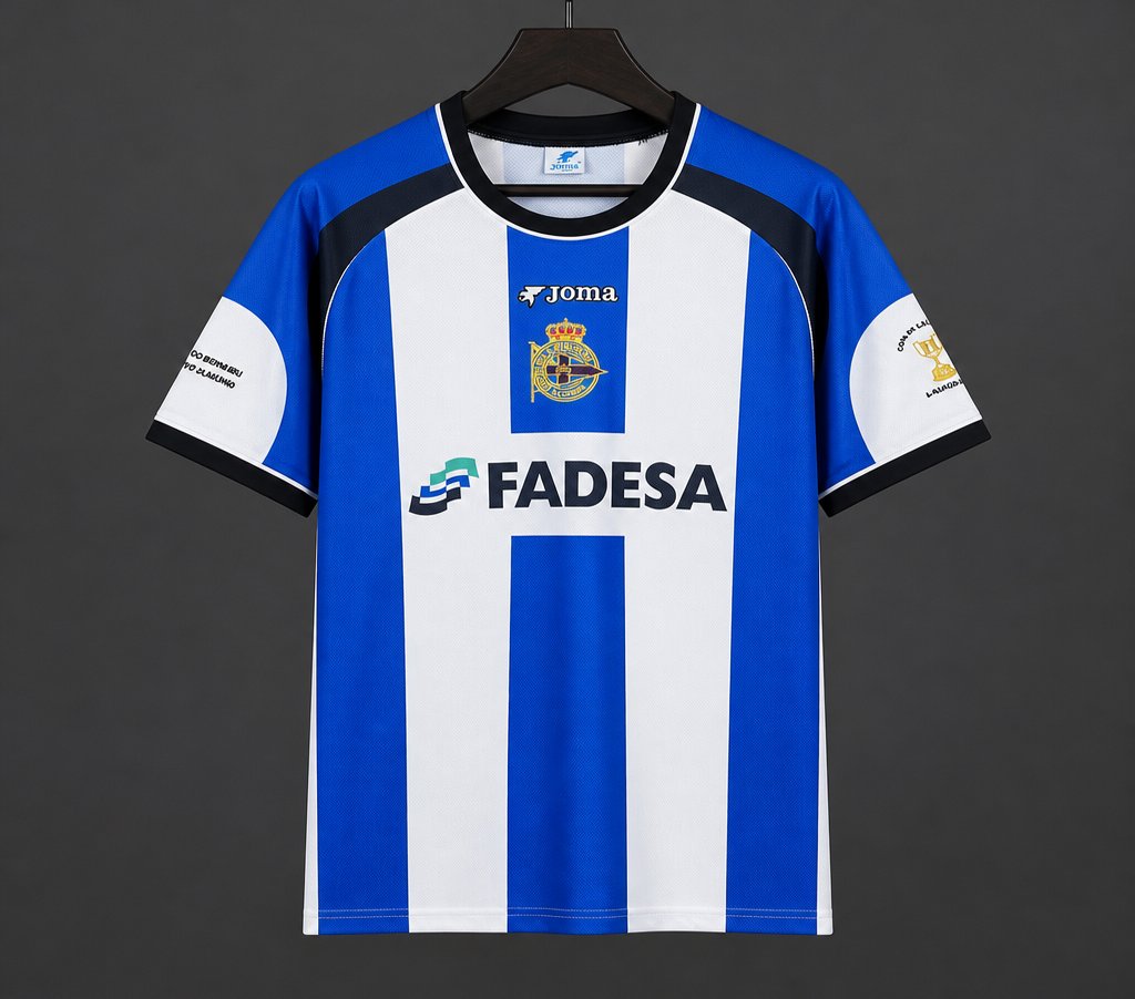 Retro 02/03 Deportivo de La Coruña Home Jersey