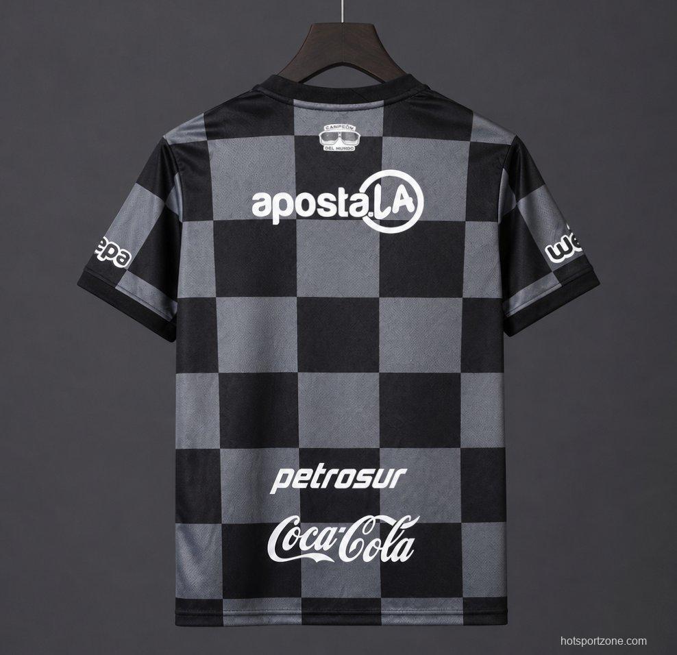 26/27 Olimpia Black & Grey with Checkered Pattern Jersey