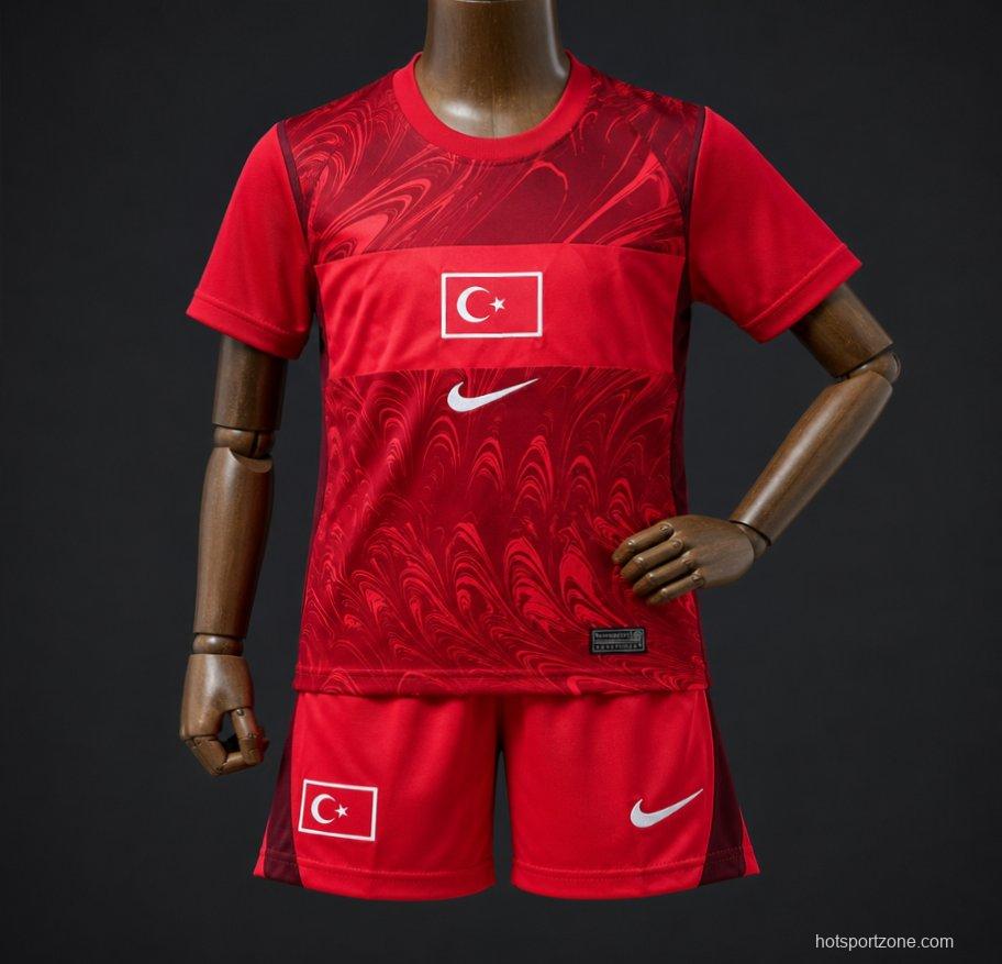 2026 Turkey/Türkiye Away Red Jersey