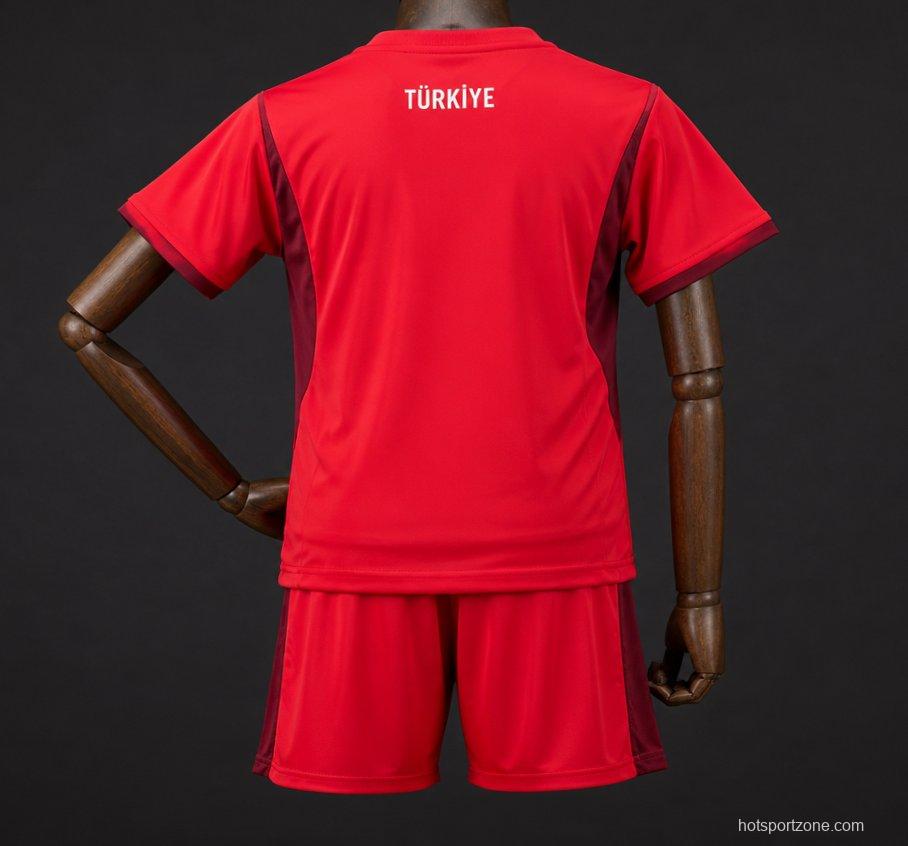 2026 Turkey/Türkiye Away Red Jersey
