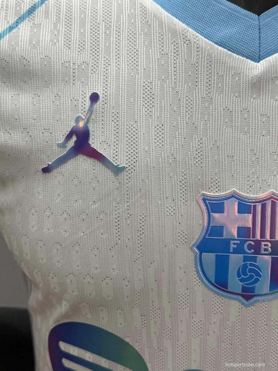 Player Version 26/27 Barcelona White/Light Blue Concept Away Jersey