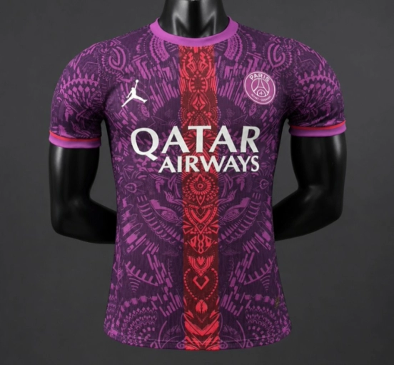 Player Version 26/27 Paris Saint-Germain Purple with Tribal Pattern Special Edition Jersey