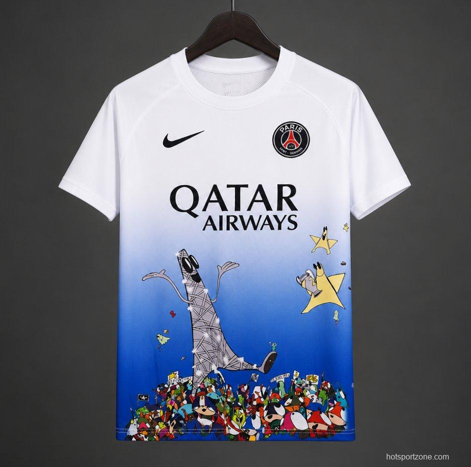 25/26 PSG/Paris Saint-Germain Champions Art by Edgar Plans Version Jersey