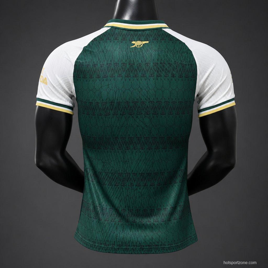 Player Version 26/27 Arsenal Green & White Special Edition Jersey
