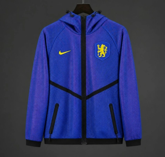 26/27 Chelsea Lightweight Breathable Mesh Windbreaker Blue Jacket