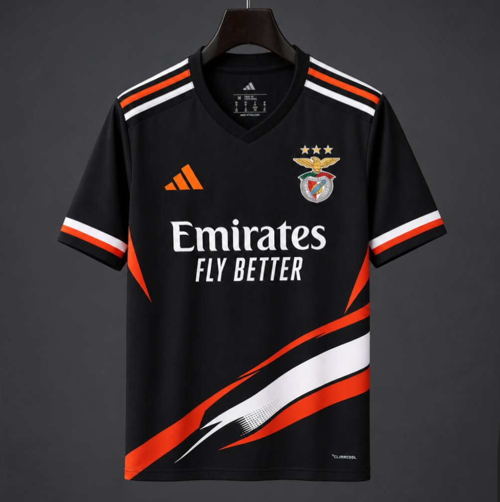 26/27 Benfica Black Special Edition Black Jersey