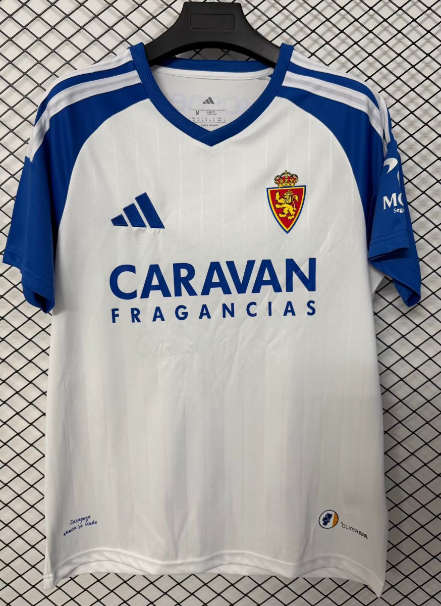 26/27 Real Zaragoza Home  Jersey