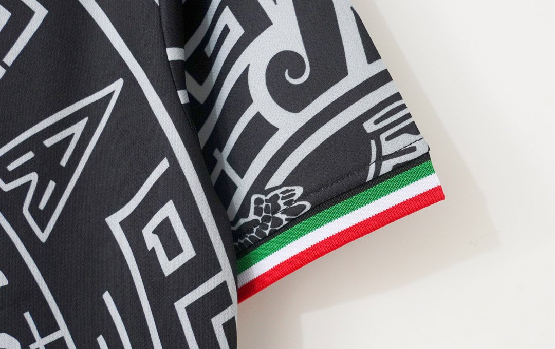 2026 Mexico Special Edition Black with Virgin of Guadalupe and Aztec Pattern Jersey