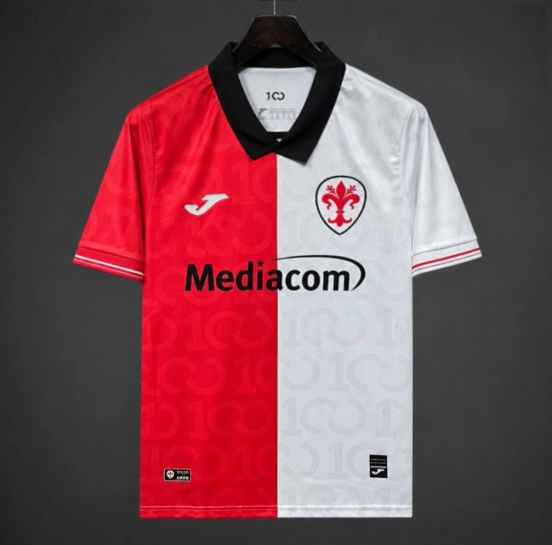 26/27 Fiorentina 100th Anniversary White/Red Jersey