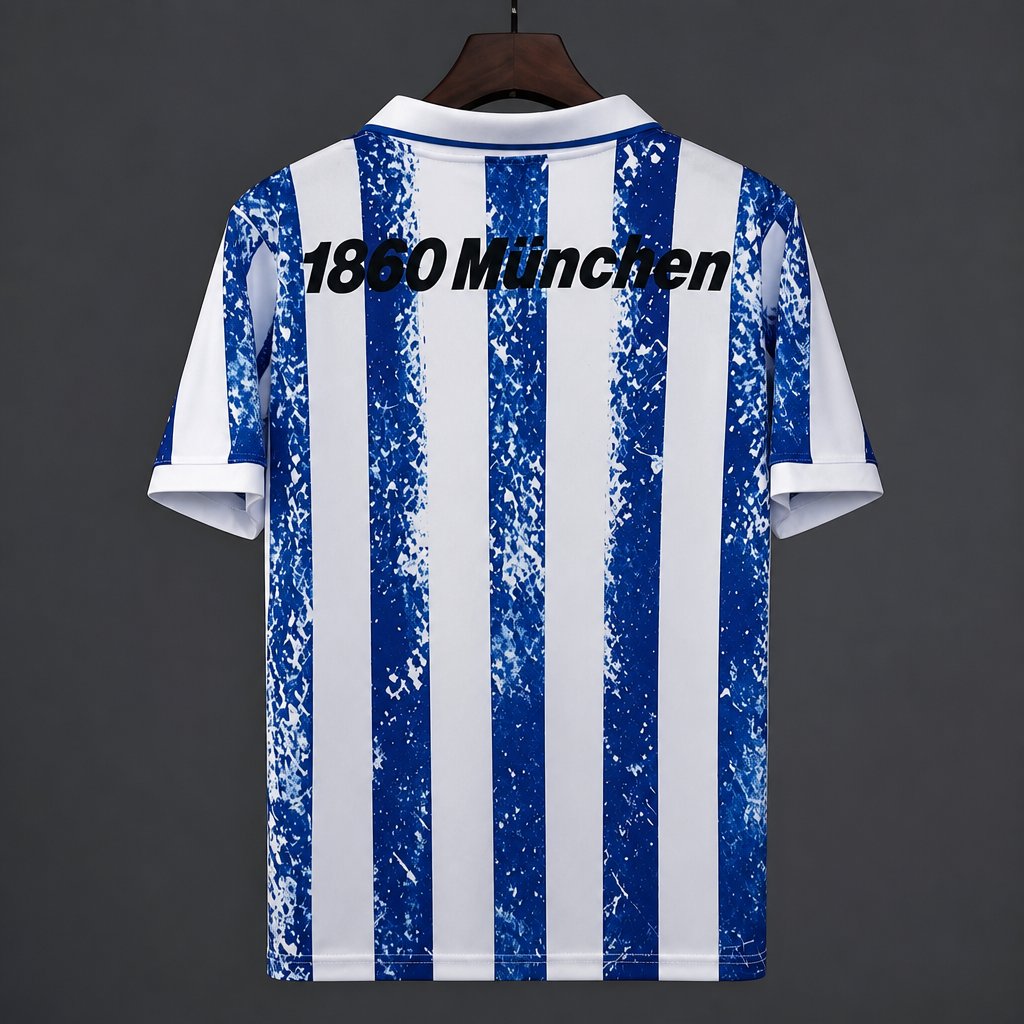 1993/94 TSV 1860 Munich Home White & Blue Jersey