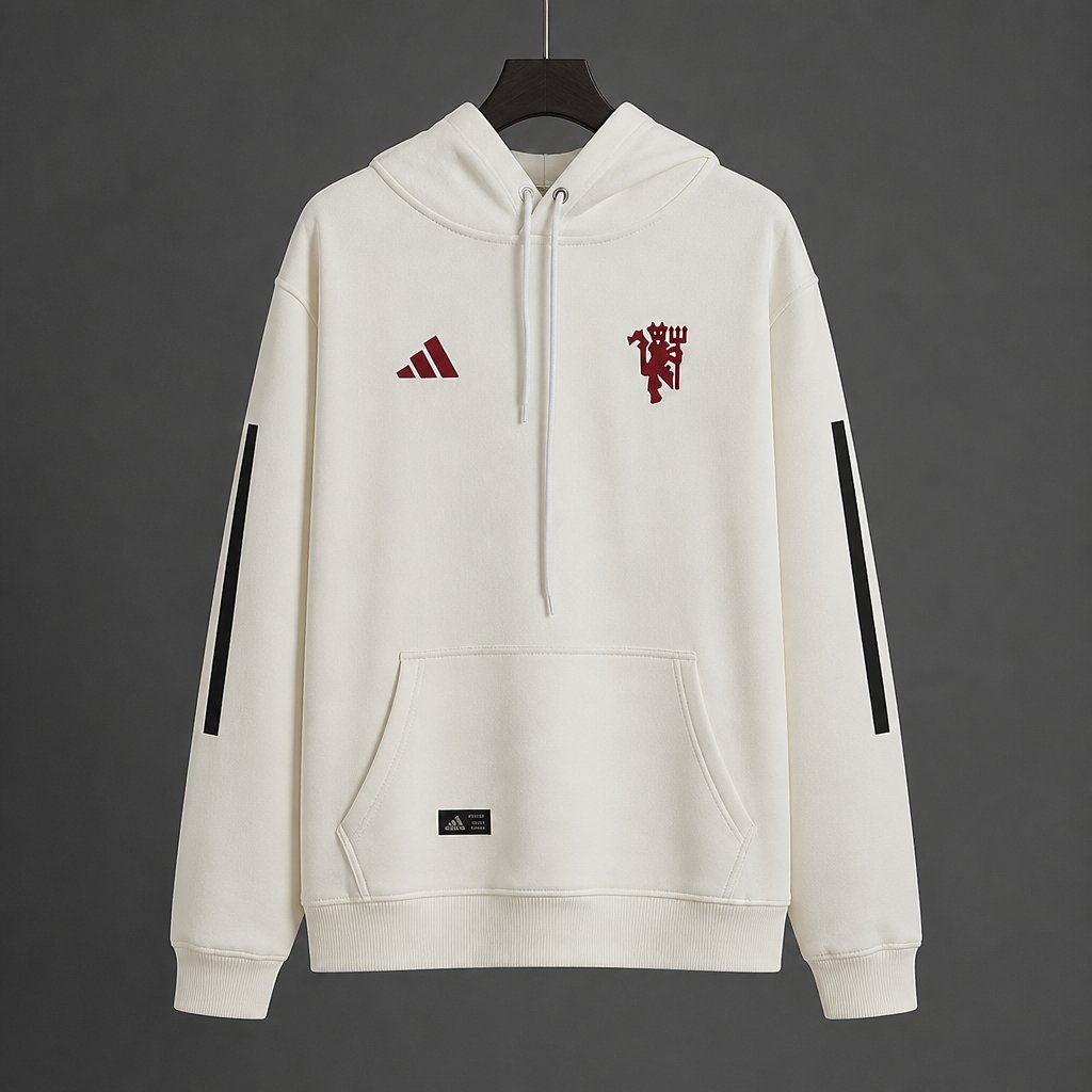 26/27 Manchester United FC Third White Hoodie 9 Colors