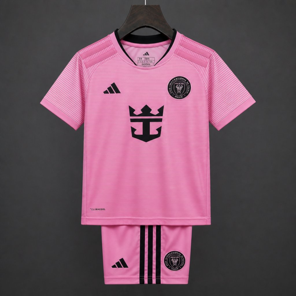 26/27 Kids Inter Miami Home Pink Jersey