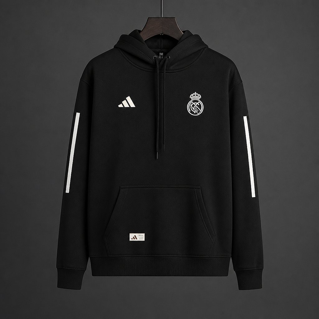 26/27 Real Madrid CF Third Black Hoodie 9 Colors