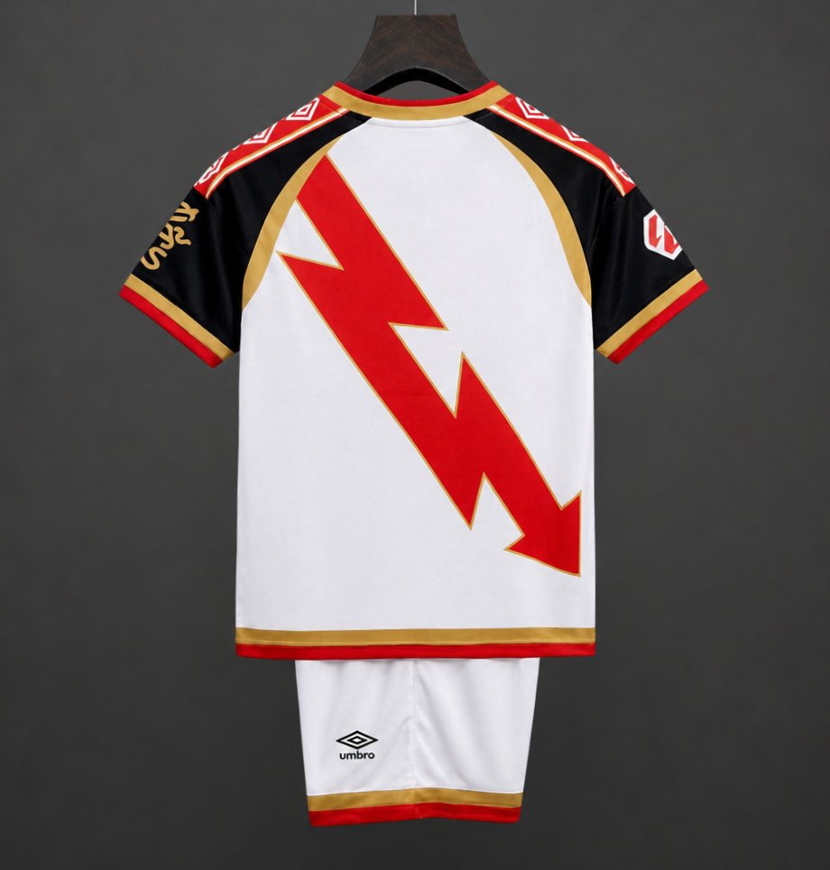 26/27 Kids Rayo Vallecano Home Jersey