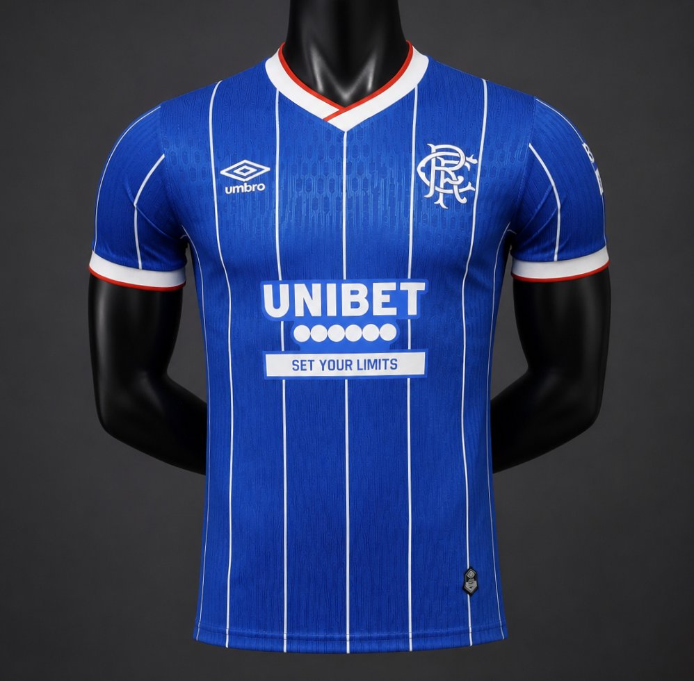 Player Version 26/27 Glasgow Rangers FC  Blue Jersey